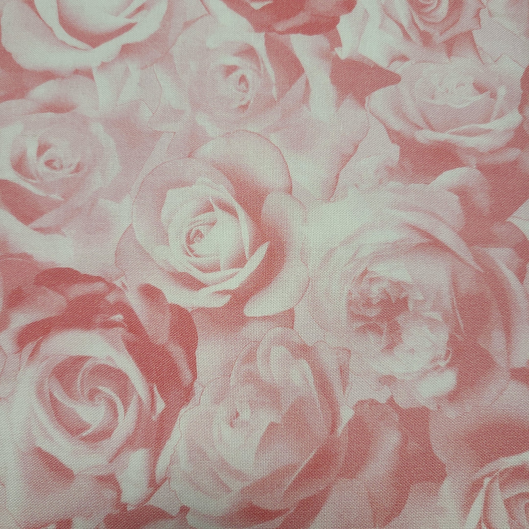 Pink Rose Fabric