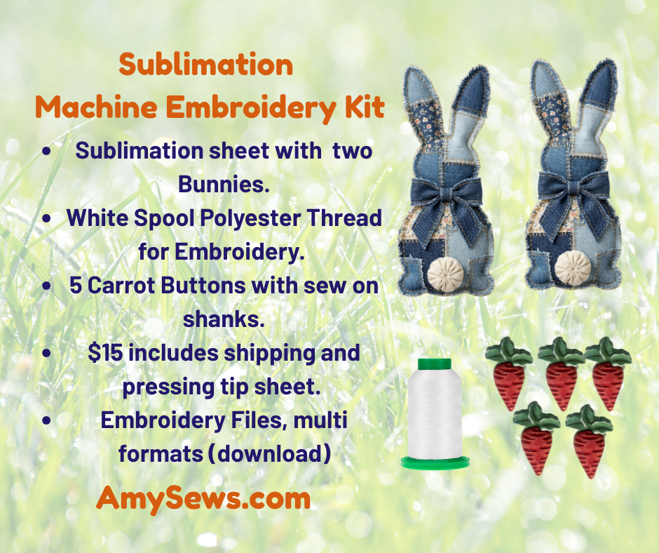 Sublimation Embroidery Kit  Jingle & Mingle