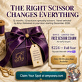 Scissor of the Month Club for 12 months