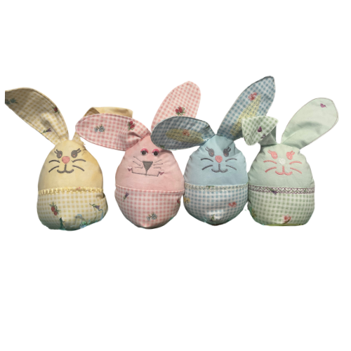 Bunny Stuffie FQ Kit Jingle Mingle