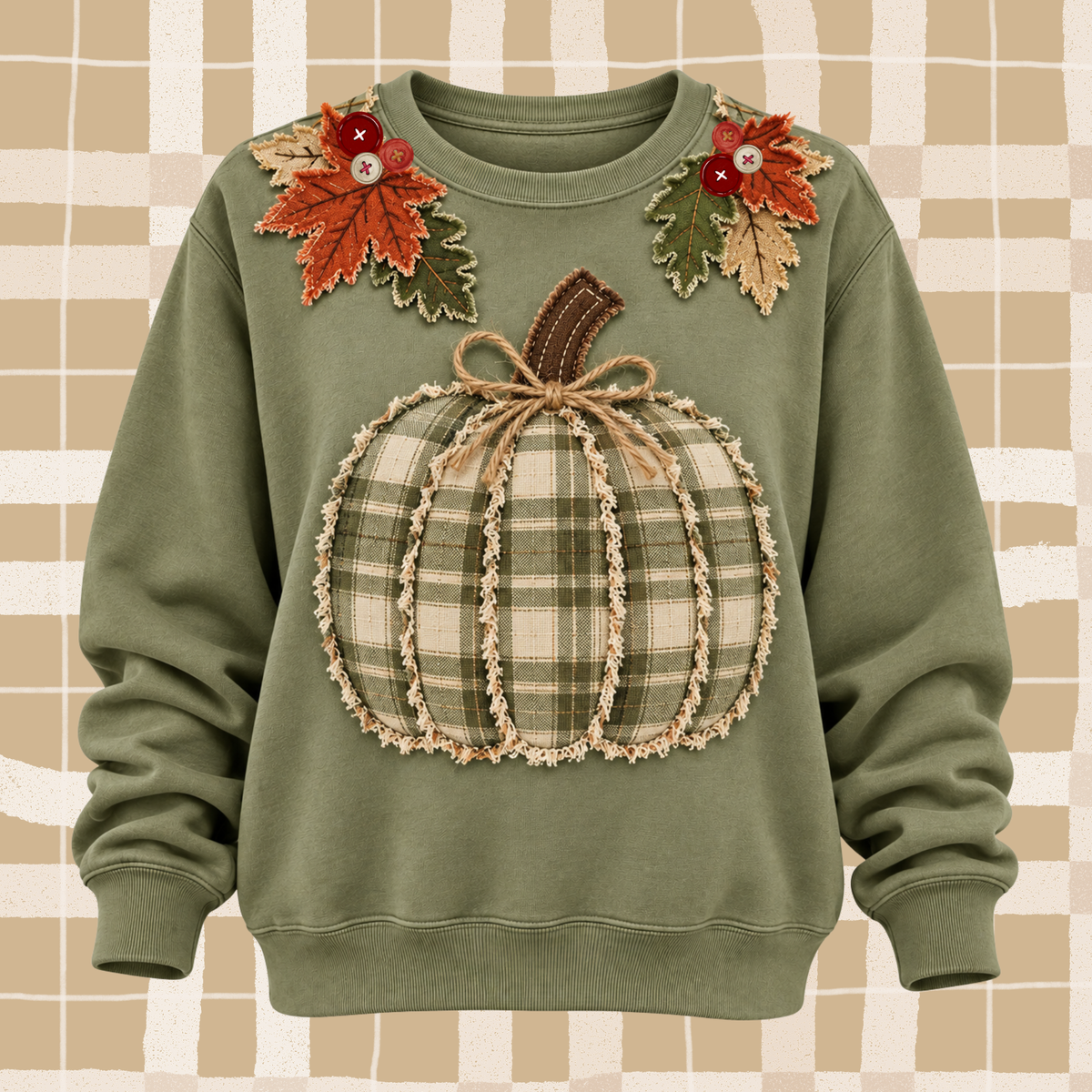 Fringe Applique Sweatshirt Class