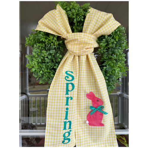 Spring Wreath Wrap / Scarf Kit